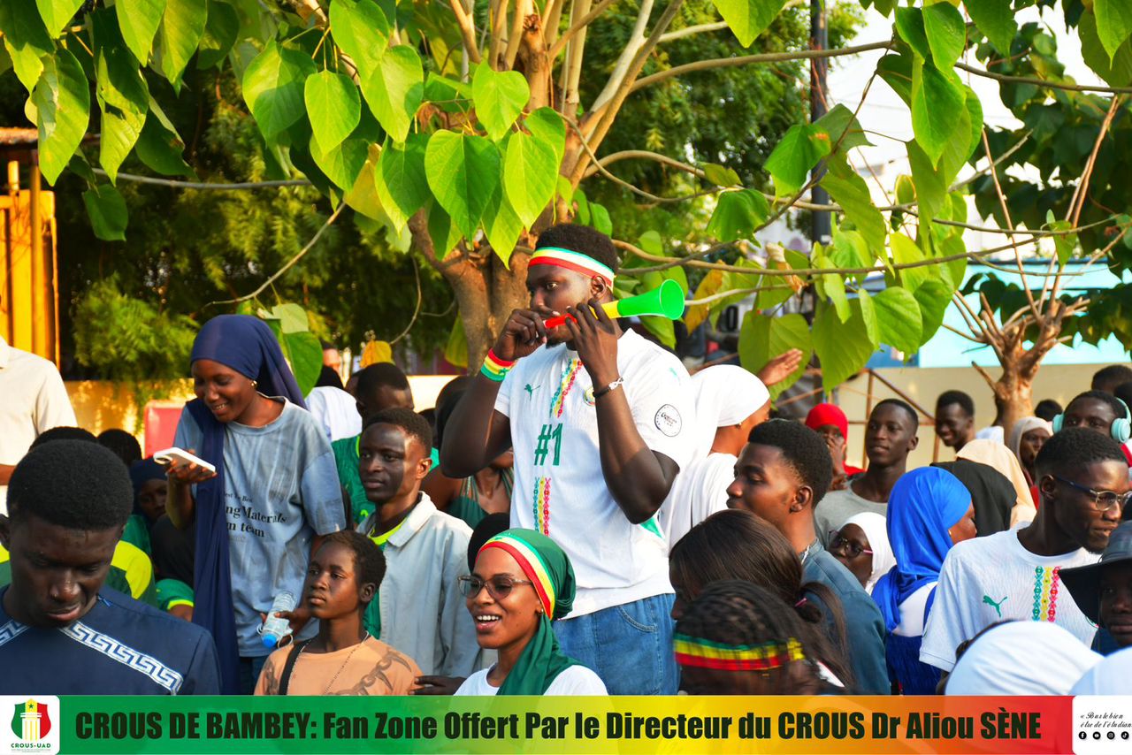 Fan Zone au Campus 2 offerte par le DG Aliou SENE pour suivre le match Mali-Sénégal!